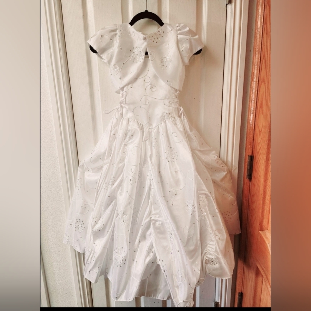 Little Girl's Formal Gown & Shoes